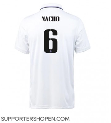 Real Madrid Nacho #6 Hemma Matchtröja 2022-23 Kortärmad